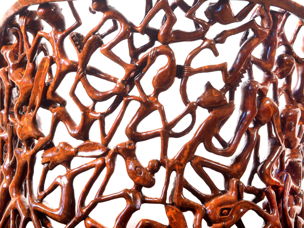 WANDA Sculptural Armchair – Luxury Hand-Carved Art Chair for Dubai Interiors