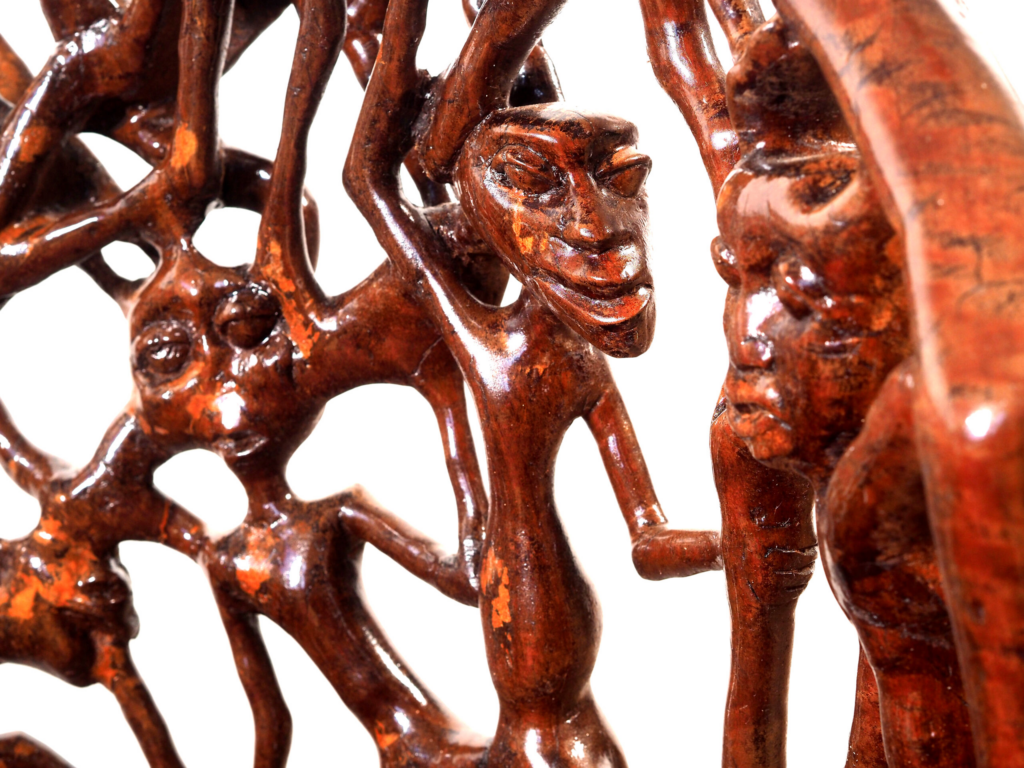 WANDA Sculptural Armchair – Luxury Hand-Carved Art Chair for Dubai Interiors