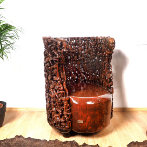 Magufuli Armchair, hand-carved armchair, Private Museum