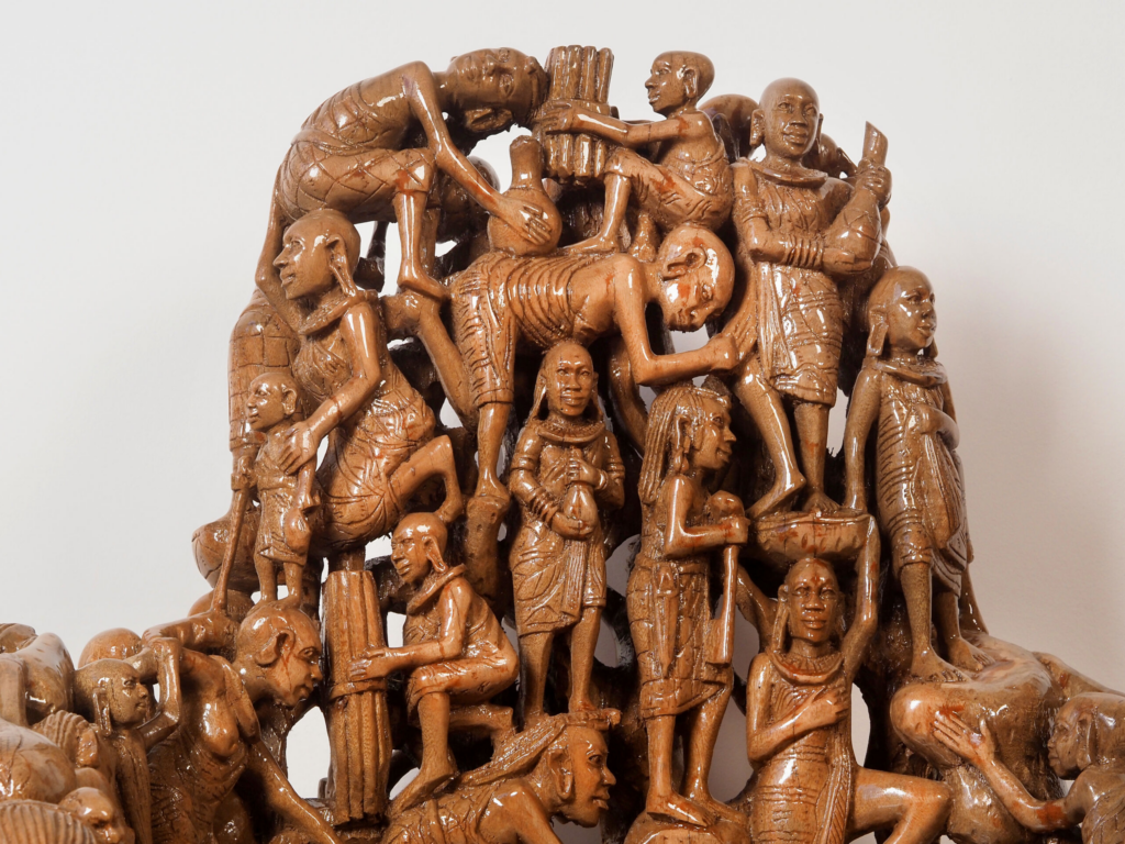Maasai Armchair – Luxury Hand-Carved Tribal Art Chair for Premium Dubai Interiors