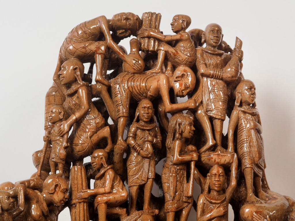 Maasai Armchair – Luxury Hand-Carved Tribal Art Chair for Premium Dubai Interiors