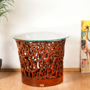 Makonde Coffee Table, hand-carved coffee table, Private Museum