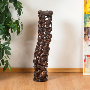 Makonde Ebony Sculpture, hand-carved sculpture, Private Museum