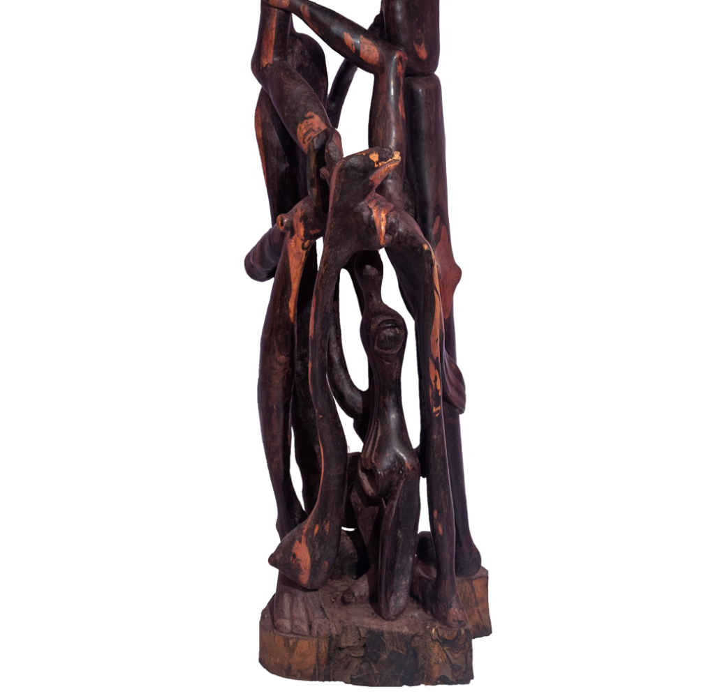 Ancestral Spirit Lamp – Luxury Hand-Carved Art Lighting for Dubai Interiors