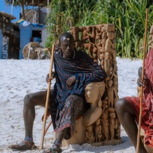 Maasai Queen Throne, hand-carved throne, Private Museum