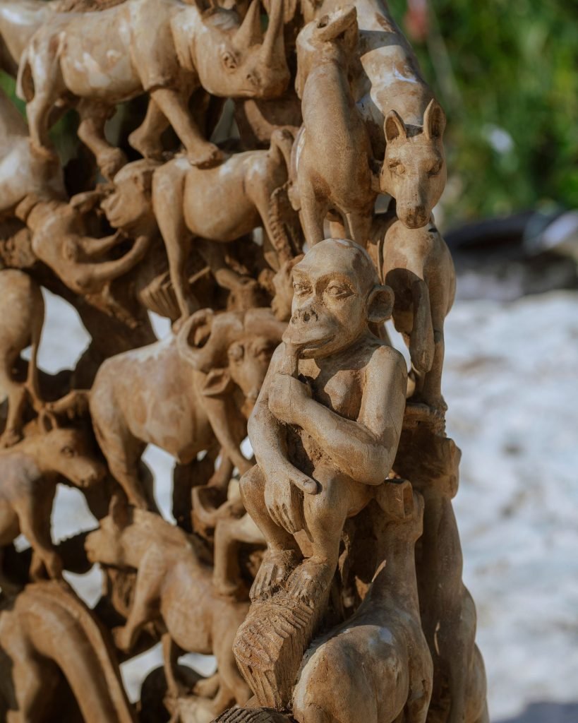 Green-upholstered Wildlife Throne detail — 0S7A4940.