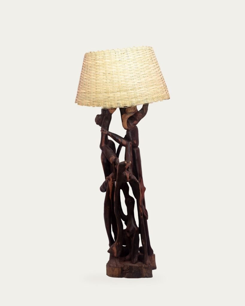 Ancestral Spirit Lamp, hand-carved lamp, Private Museum