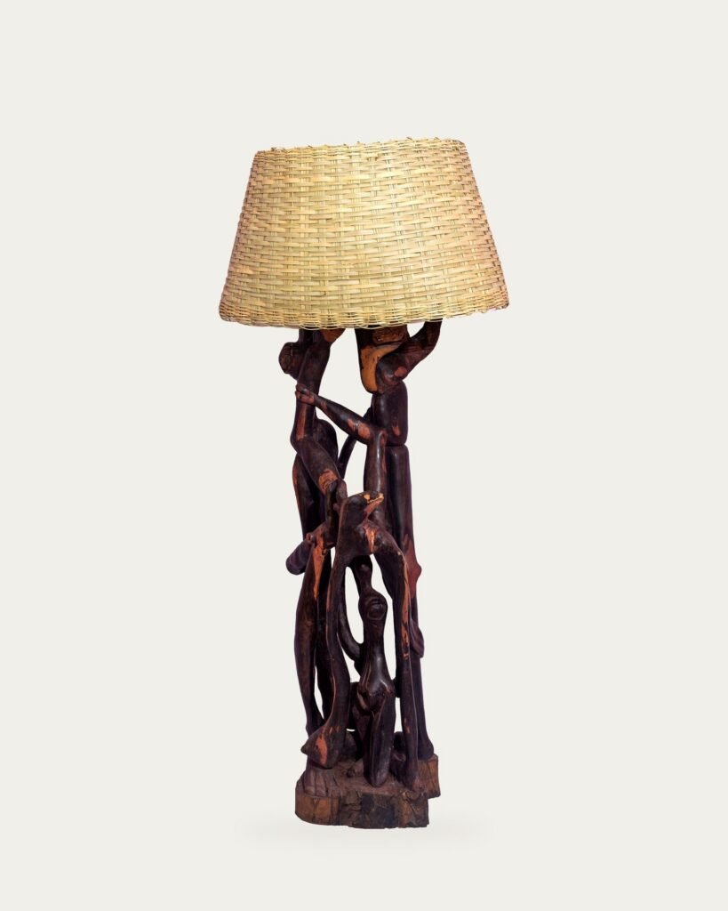Ancestral Spirit Lamp, hand-carved lamp, Private Museum