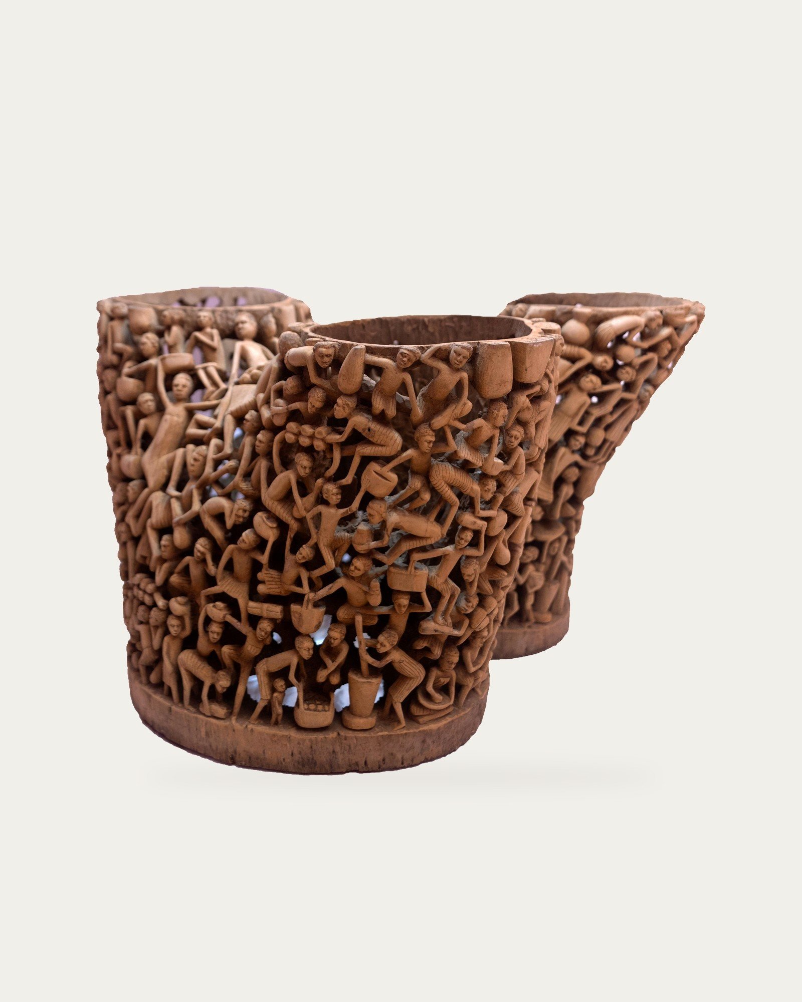 Three Branches Table, hand-carved dining table, Museum Private